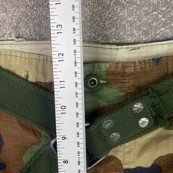 Trousers Hot Weather Woodland Camo Pattern Combat Mens Medium Long Military Pant - Picture 13 of 16